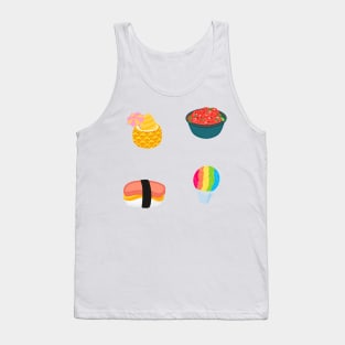 Cute Hawaiian Food Tank Top